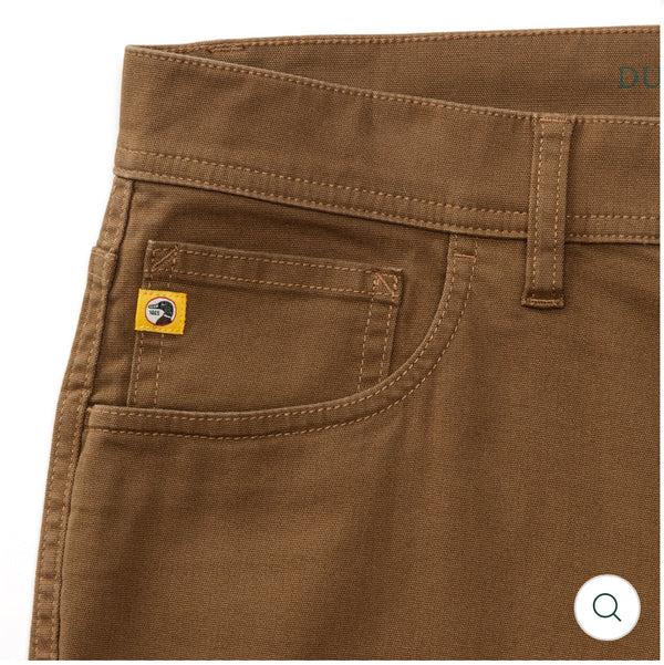 Pinpoint Canvas Five-Pocket: Umber Brown