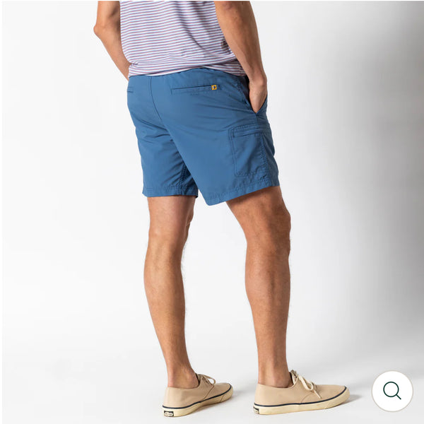 7" On The Fly Performance Short: Shadow Blue