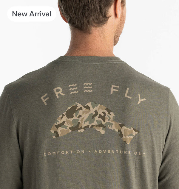 Redfish Camo Long Sleeve - Heather Fatigue
