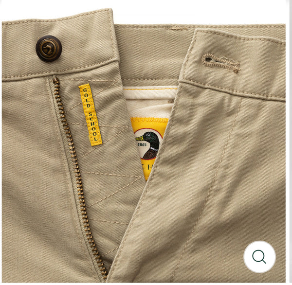Classic Fit Gold School Chino - Khaki