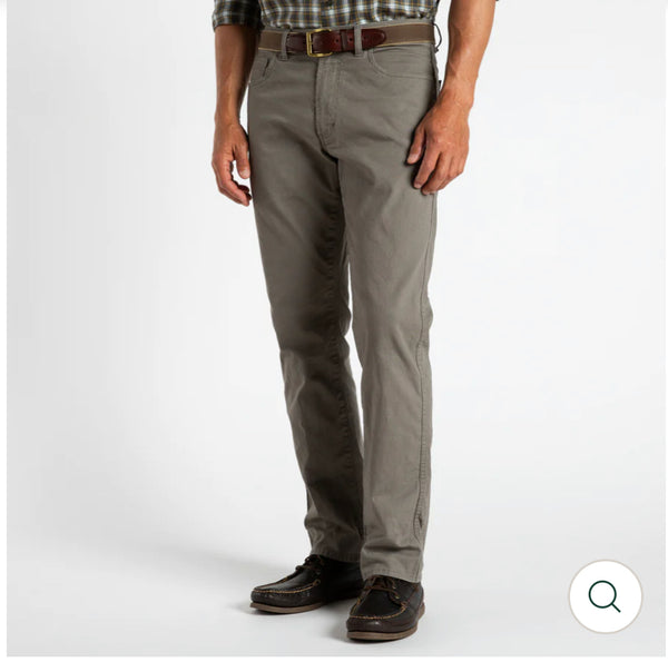 Pinpoint Canvas Five-Pocket - Brushed Nickel