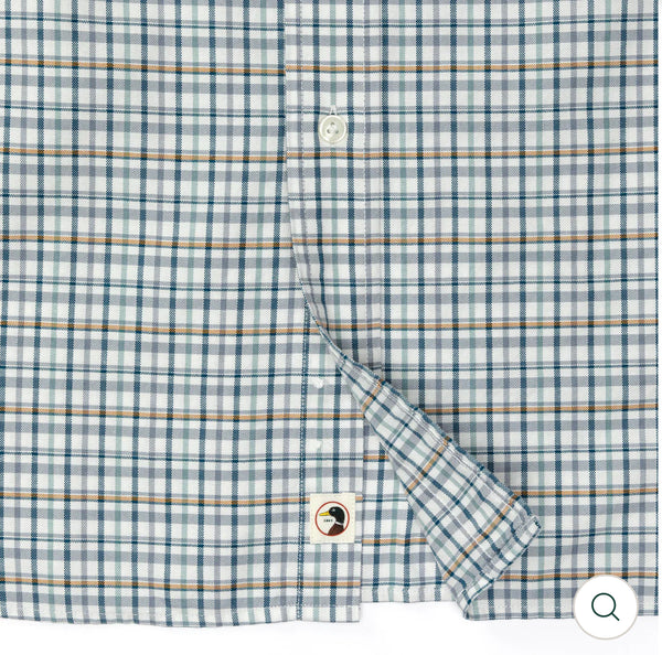 Cotton Oxford Sport Shirt
Dafton Plaid: Stone Blue