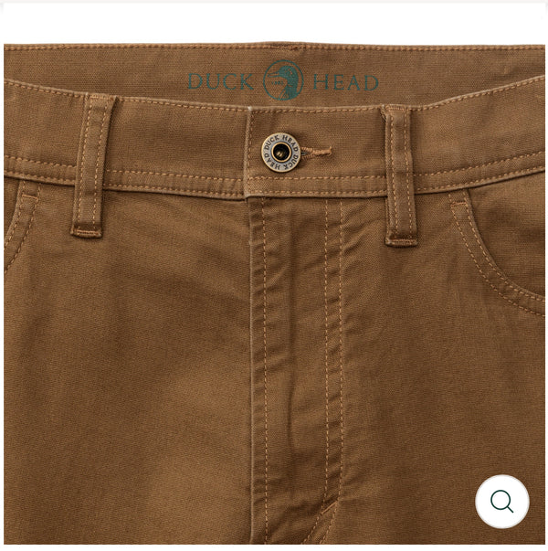Pinpoint Canvas Five-Pocket: Umber Brown