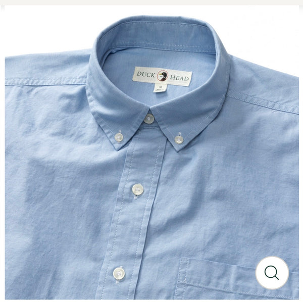 Cotton Oxford Sport Shirt - Blue