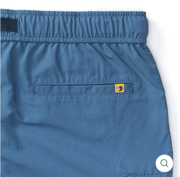 7" On The Fly Performance Short: Shadow Blue