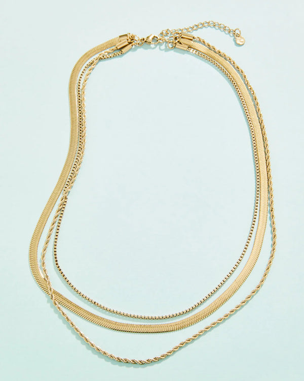 Folly Field Layered Necklace 18''