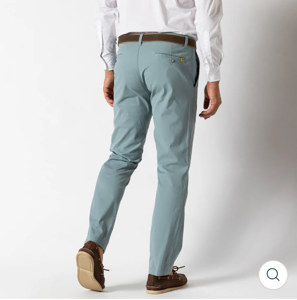 Harbor Performance Chino: Silver Blue