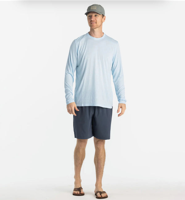 Men's Bamboo Lightweight Long Sleeve - Blue Bird