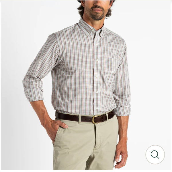 Cotton Poplin Sport Shirt - Sable