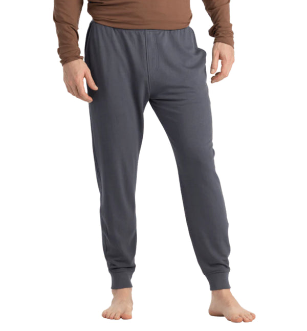 BAMBOO LIGHTWEIGHT FLEECE JOGGER - STORM CLOUD