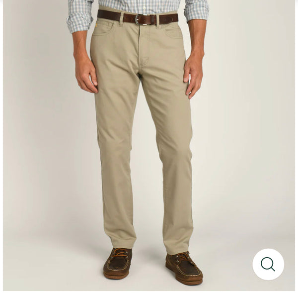 Pinpoint Canvas Five-Pocket - Khaki