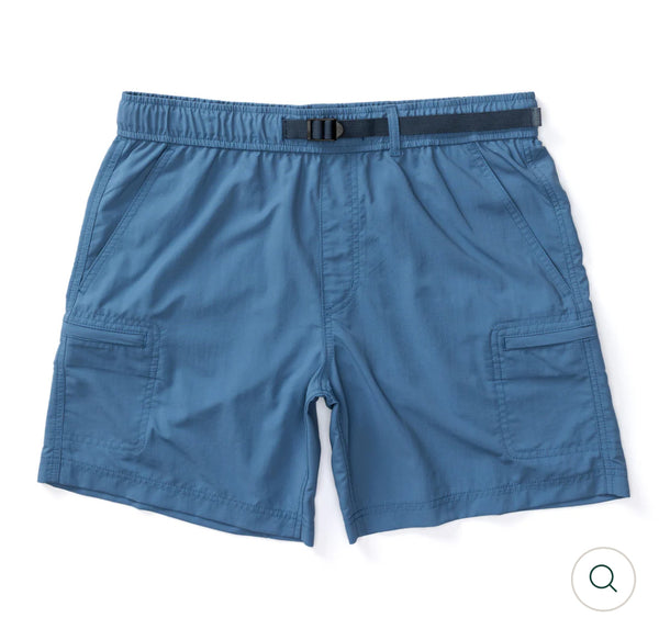 7" On The Fly Performance Short: Shadow Blue