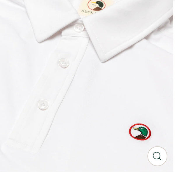 Hayes Performance Logo Polo - White