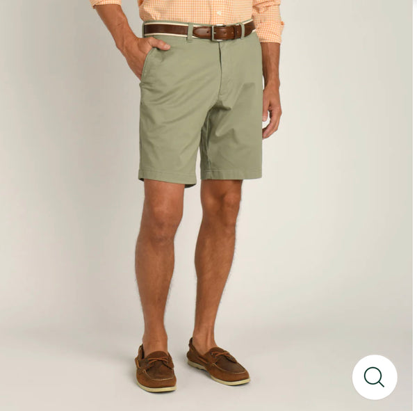 9" Gold School Chino Short - Shadow Green