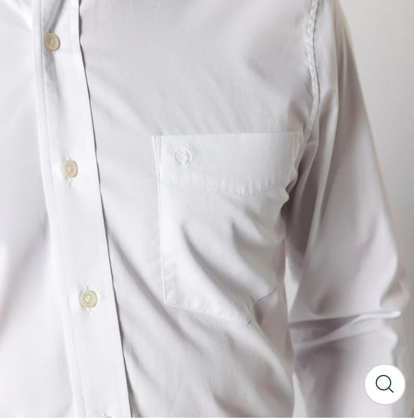 Performance Poplin Sport Shirt
Boyce Solid White