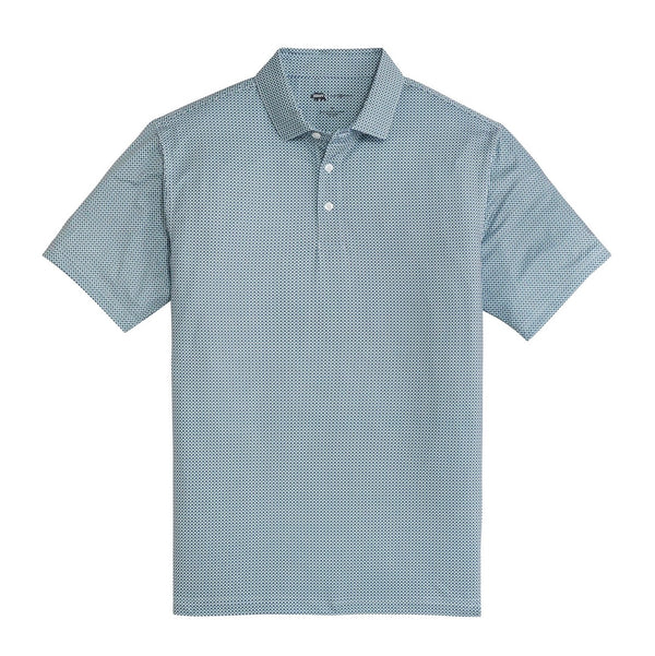League Printed Performance Polo - Ensign Blue