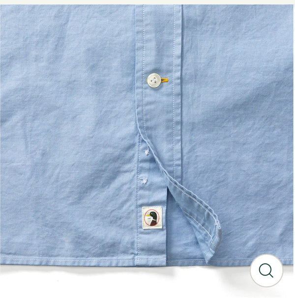 Cotton Oxford Sport Shirt - Blue