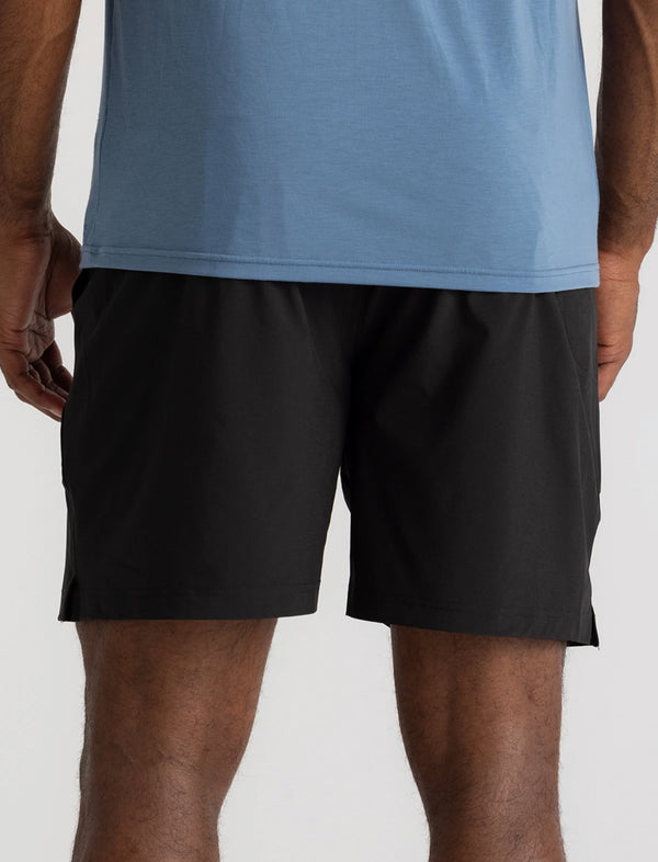 Men’s Lined Active Breeze Short 7” Black