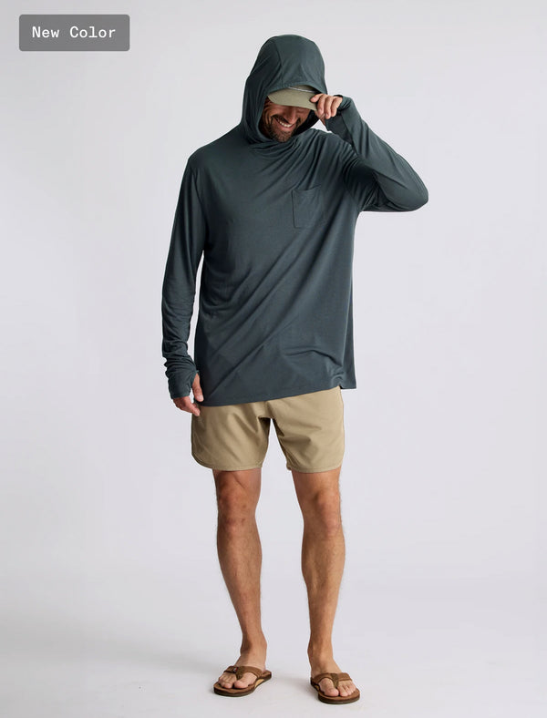 Men's Bamboo Lightweight Hoodie: Midnight