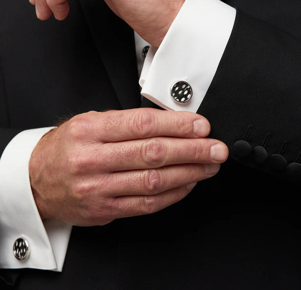 Bear Cufflinks Rhodium