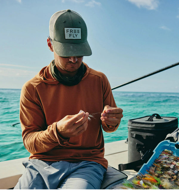 Wave Trucker Hat - Capers Green