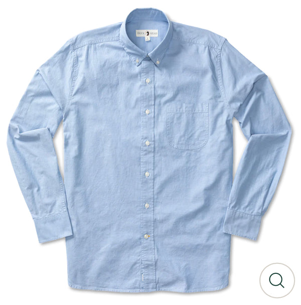 Cotton Oxford Sport Shirt - Blue