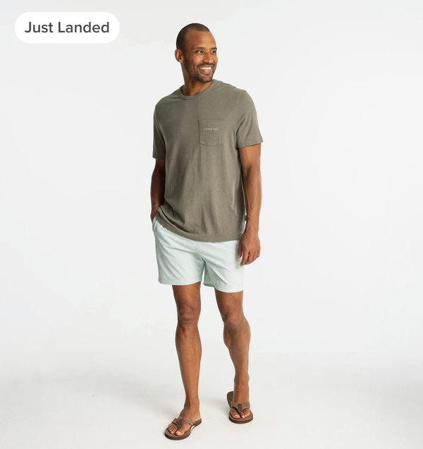 Redfish Camo Pocket Tee - Heather Fatigue