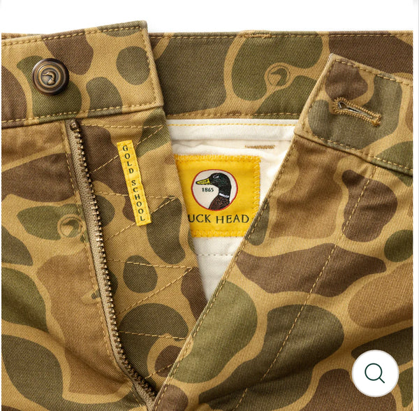 Classic Fit Gold School Chino - Camo