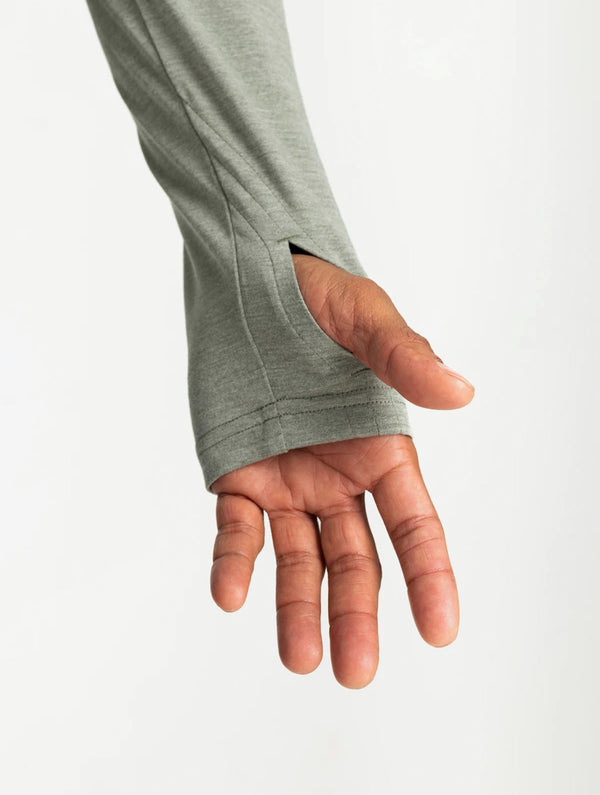 Men's Bamboo Shade Hoodie - Heather Agave Green