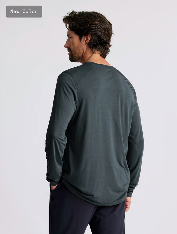 Men's Bamboo Lightweight Long Sleeve: Midnight