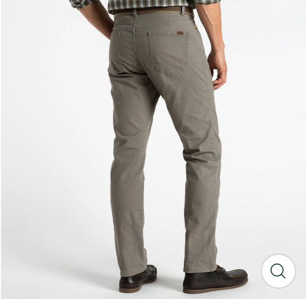 Pinpoint Canvas Five-Pocket - Brushed Nickel