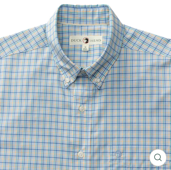 Performance Poplin Sport Shirt
Bradley Plaid - Faded Peach