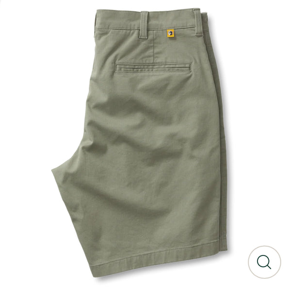 9" Gold School Chino Short - Shadow Green
