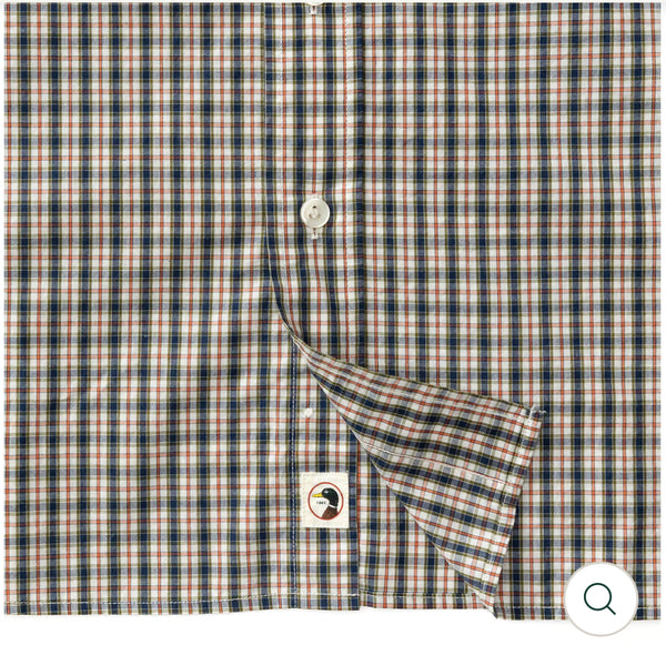 Cotton Poplin Sport Shirt - Navy