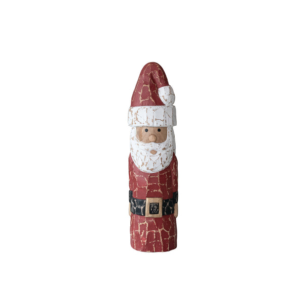 Handmade Mango Wood Santa