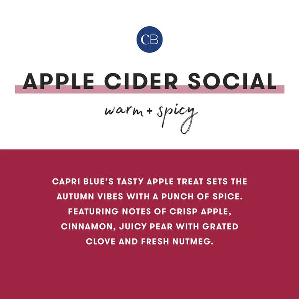 Apple Cider Social Glimmer Signature Candle