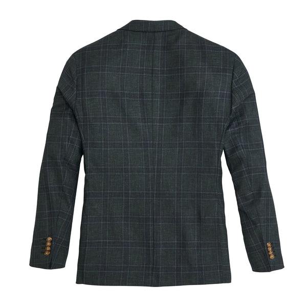 Barberis Hedge Plaid Sport Coat - Hedge