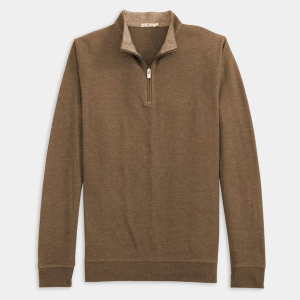 Cotton/Modal Quarter-Zip Cigar