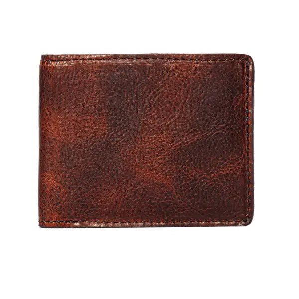 Campaign Leather Bifold Wallet in Chestnut
