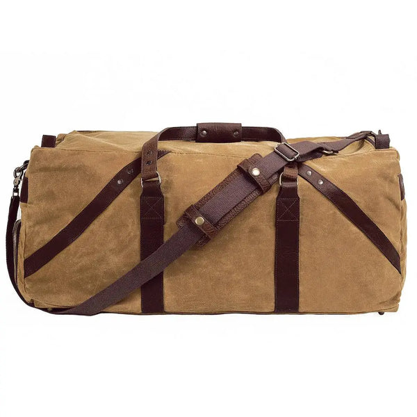 Campaign Waxed Canvas X-Large Duffle Bag -Smoke