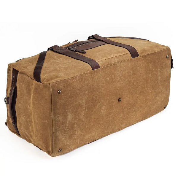 Campaign Waxed Canvas X-Large Duffle Bag -Smoke