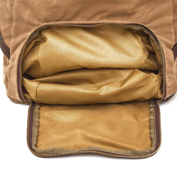 Campaign Waxed Canvas X-Large Duffle Bag -Smoke