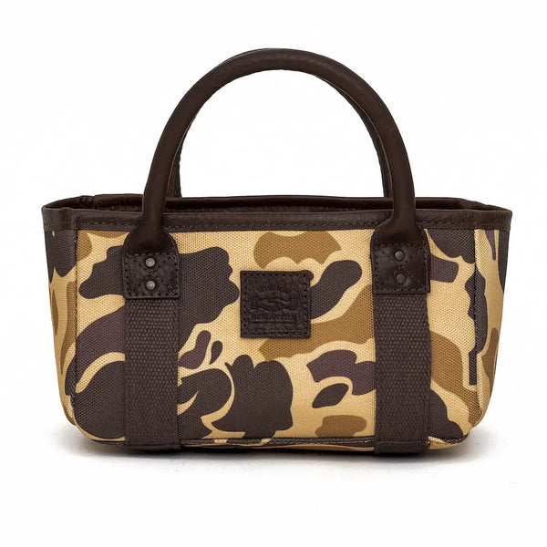 White Wing Waxed Canvas Hunting Four Box Shell Carrier - Vintage Camo