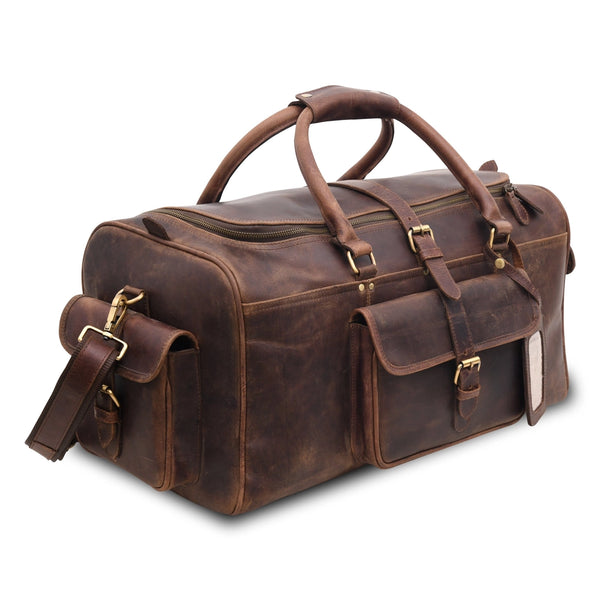 The Floyd Leather Duffle Bag- Bags For Men