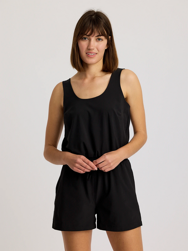 Women's Breeze Romper: Black