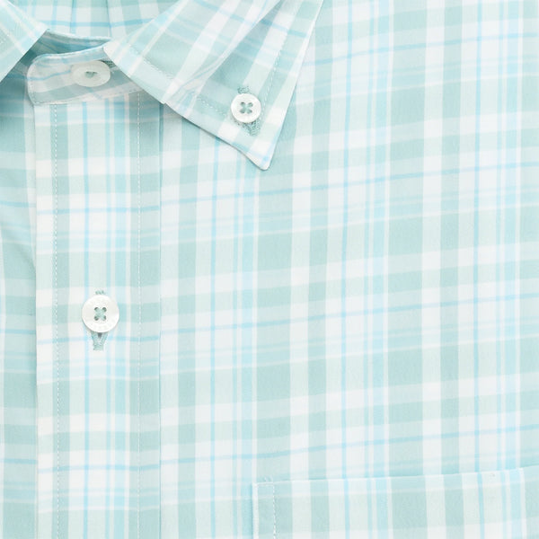 Norman Classic Fit Performance Button Down - Cloud