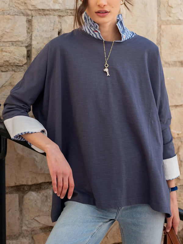 Cataline Slub Tee | Indigo