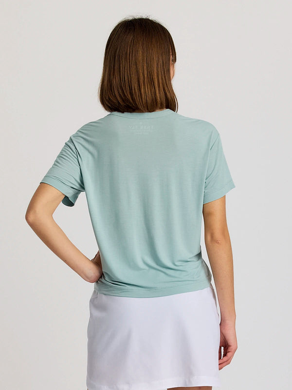 Women's Elevate Lightweight Tee: Ocean Mist