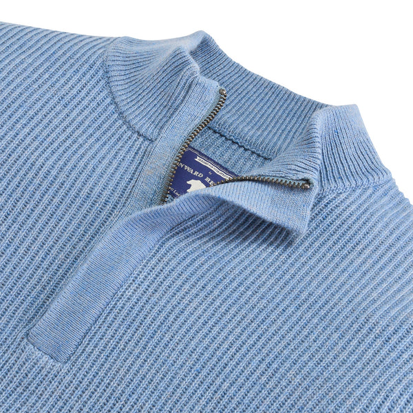 Canyon 1/4 Zip Pullover Country Blue