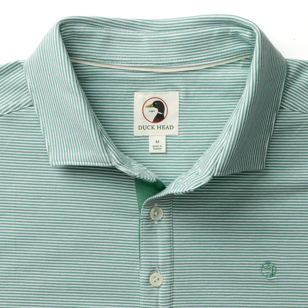 Hanover Pima Cotton Jersey Polo - Aspen Green